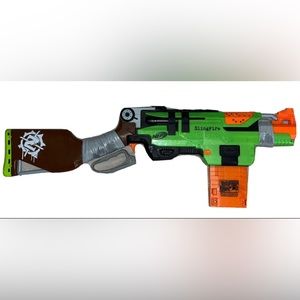 NERF Zombie Strike Slingfire Dart Gun Blaster Rifle Hasbro 2013 TESTED
